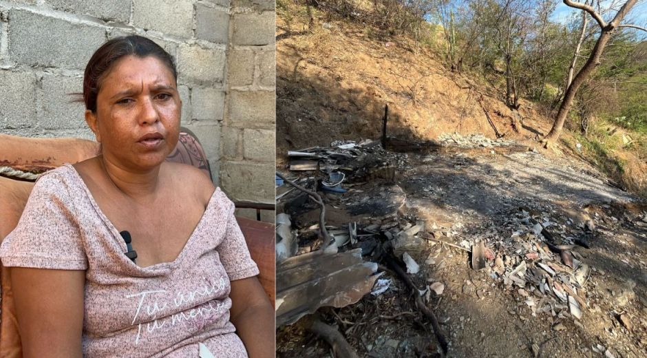 Cortesía Así quedó la vivienda de Ruth Isabel