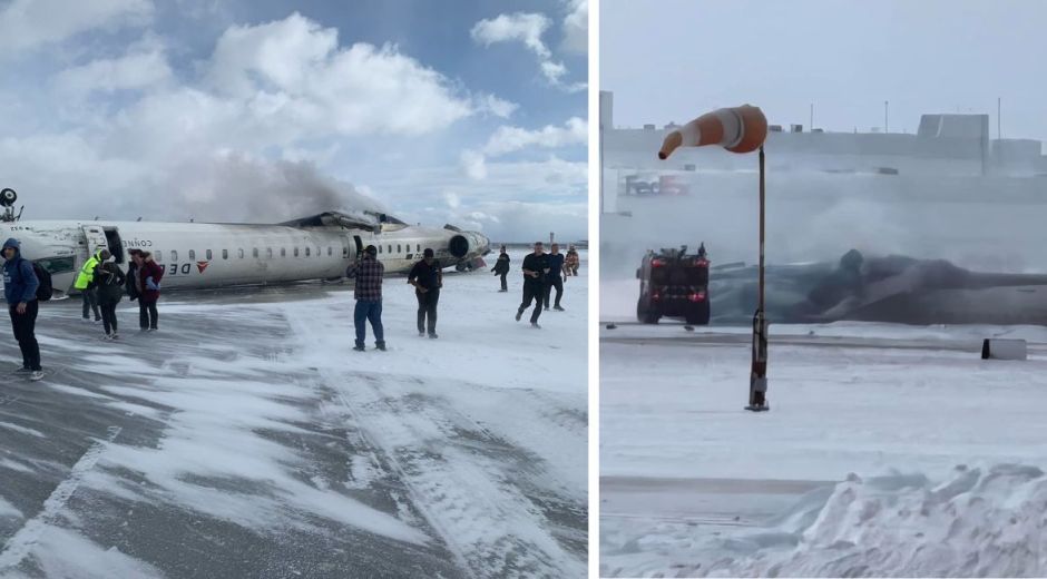 Accidente en el Toronto Pearson Airport.