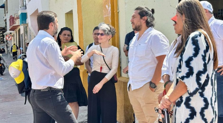 Cortesía Visita en el Centro Histórico de la ciudad.