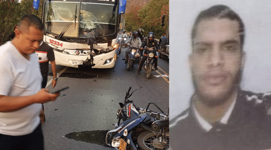Víctima del accidente Walter Meléndez