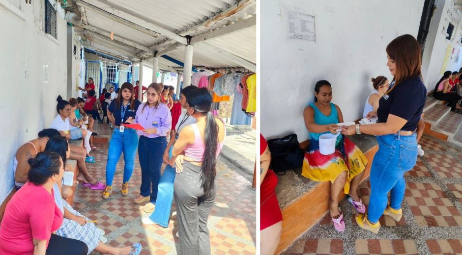 Cortesía Jornada de atención en la cárcel Rodrigo de Bastidas.