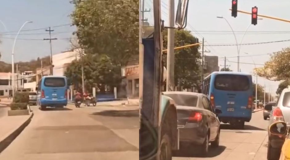 seguimiento. La denuncia resalta la peligrosidad de este comportamiento, que pone en riesgo la seguridad de otros conductores y peatones.
