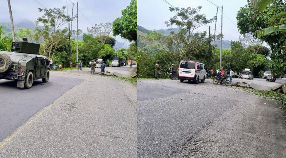 seguimiento. Las Fuerzas Militares han reforzado la seguridad en la vía Medellín-Costa Atlántica, tras un atentado del ELN en el sector que conecta Puerto Valdivia con Tarazá.
