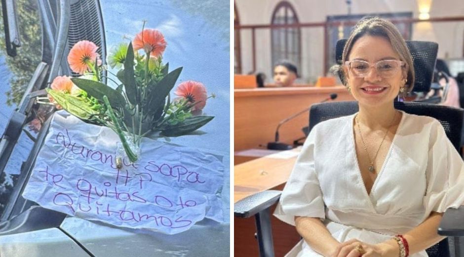 Amenaza en su contra. 