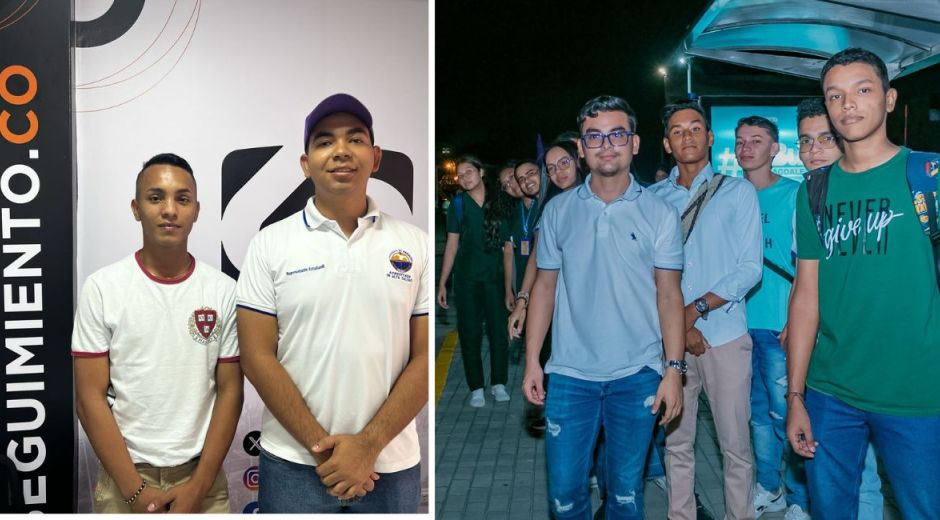 Deiber Romo y Ricardo Olivero, líderes estudiantiles de Unimagdalena