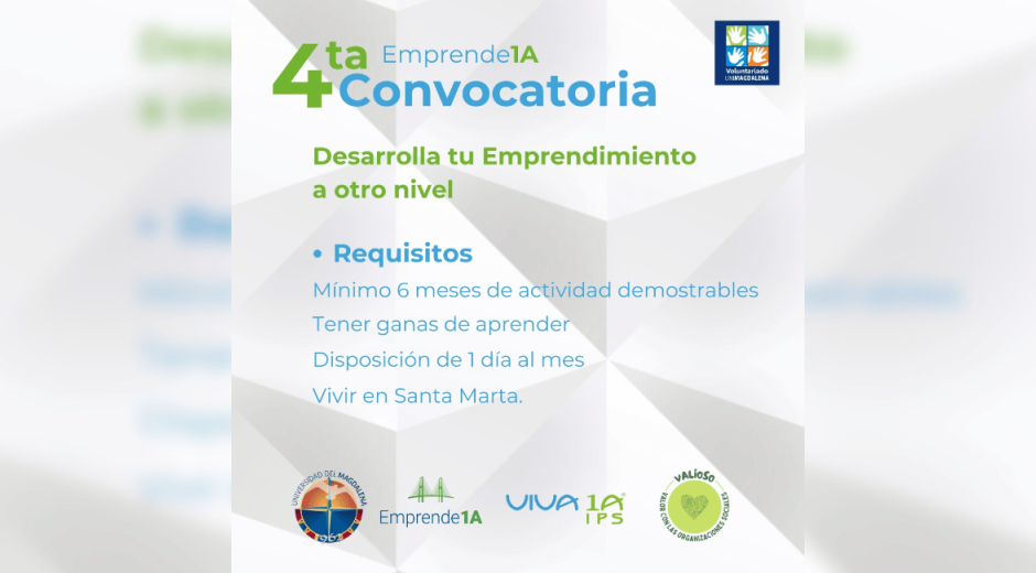 Abren inscripciones para Emprende1A 2025