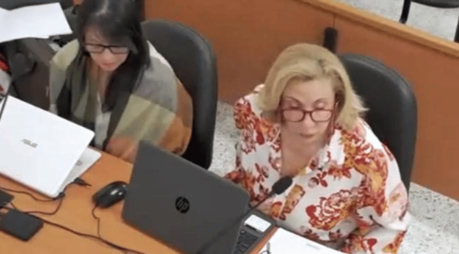 La fiscal Lucy Marcela Laborde