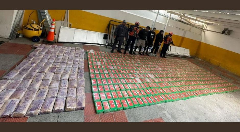 Droga incautada en La Guajira.