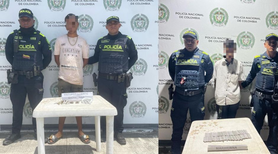 Cortesía Capturados por la Policía.