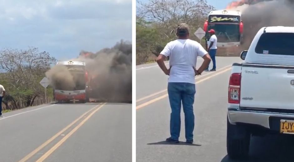 Emergencia en la vía Santa Marta- Riohacha