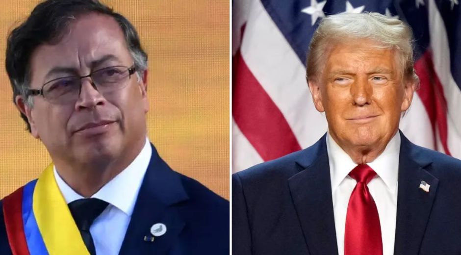 Presidente Gustavo Petro y Presidente Donald Trump.