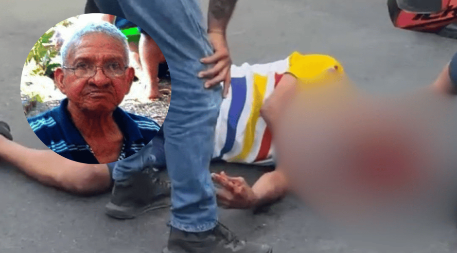 Cortesía Murió adulto mayor que fue atropellado este viernes por una moto en Pozos Colorados
