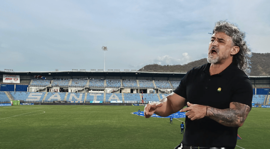 Cortesía “No se puede jugar fútbol así”: Leonel Álvarez criticó el estado de la cancha en el Sierra Nevada