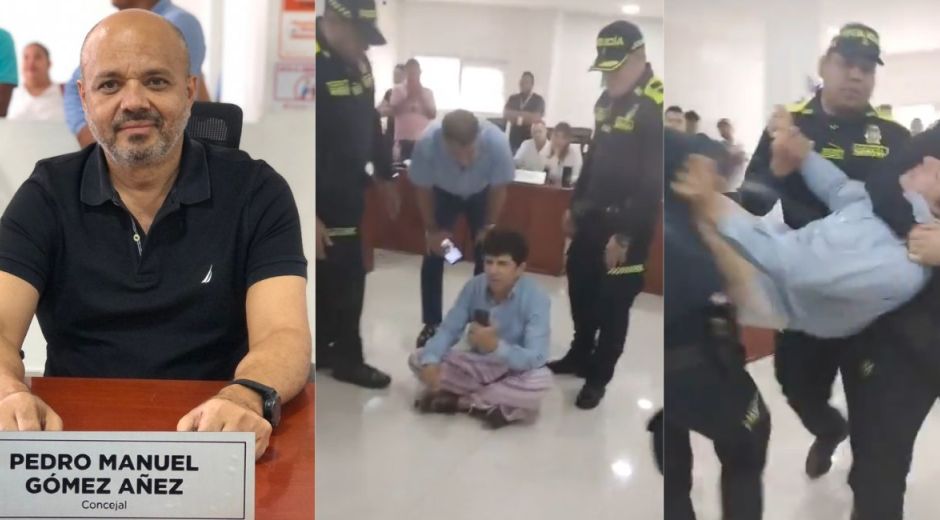 Cortesía El Presidente del Concejo rechazó lo sucedido.