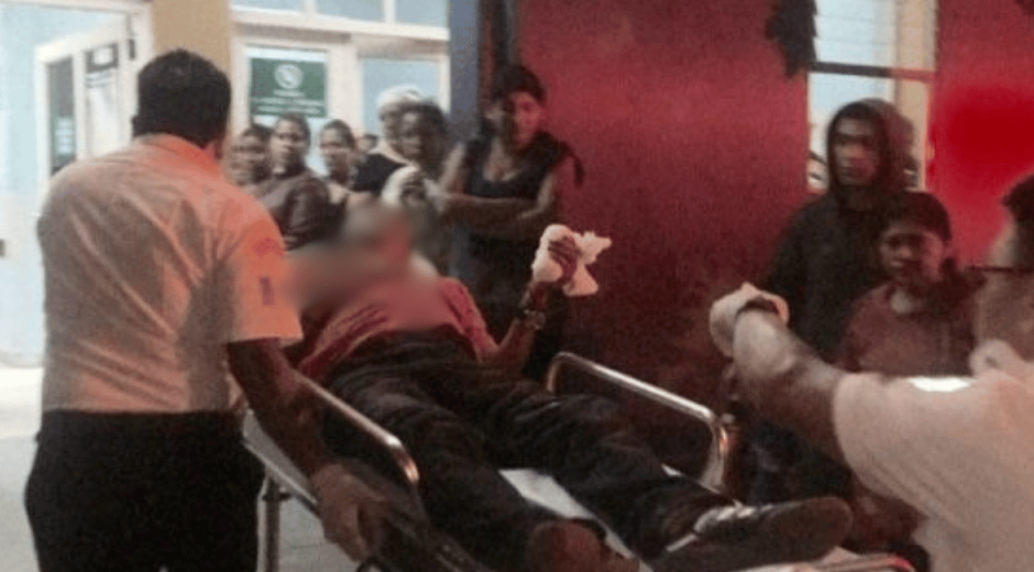 Cortesía Hombre herido en ataque sicarial en el sector Los Lirios de Santa Marta