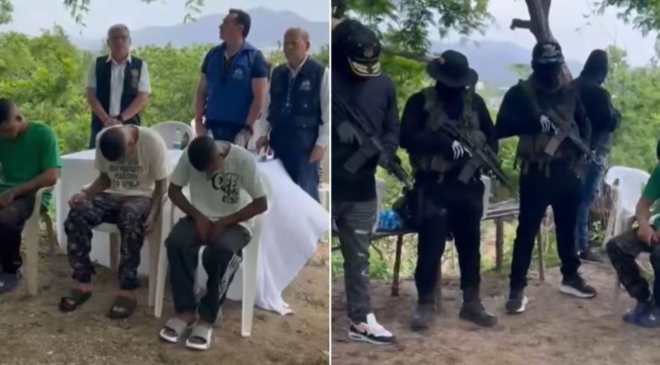 Autodefensas Conquistadoras de la Sierra Nevada. Captura de pantalla.