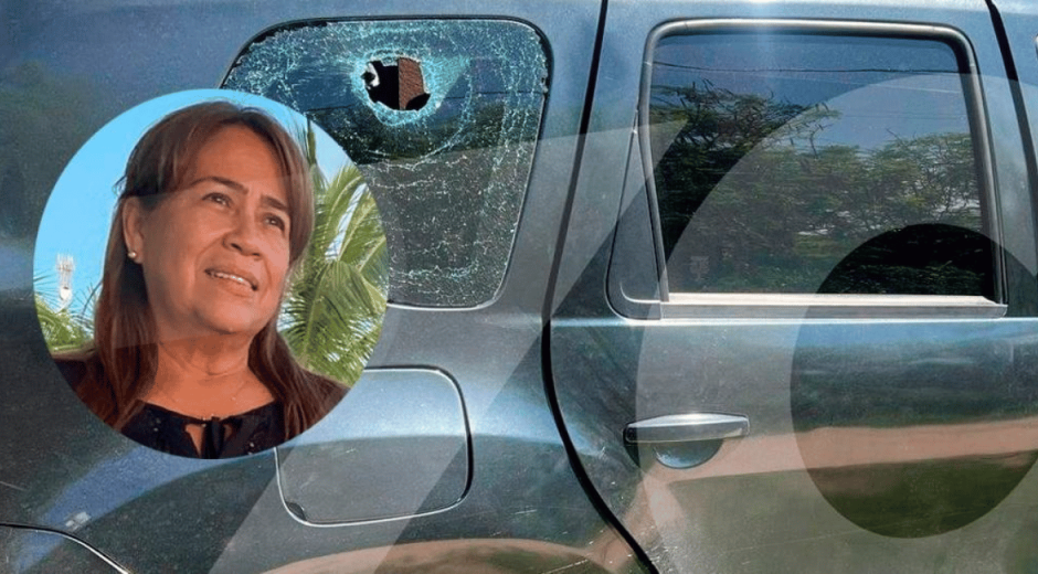 Zona Cero Lissi Judith Camargo Noriega y la camioneta baleada.