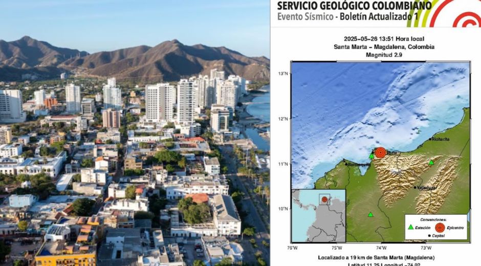 Cortesía Temblor en Santa Marta