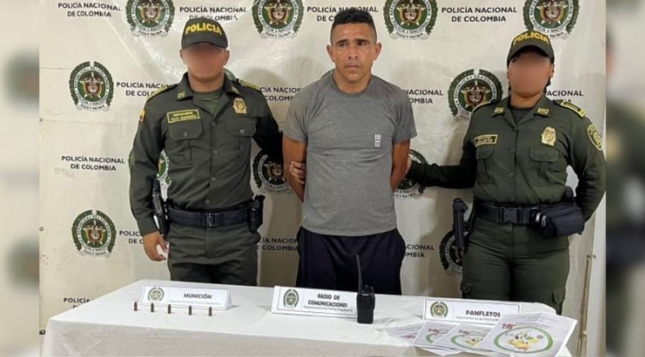 Policía del Magdalena. capturado