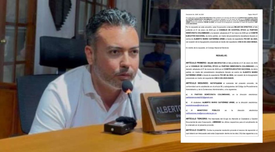 Cortesía Diputado Alberto Gutiérrez