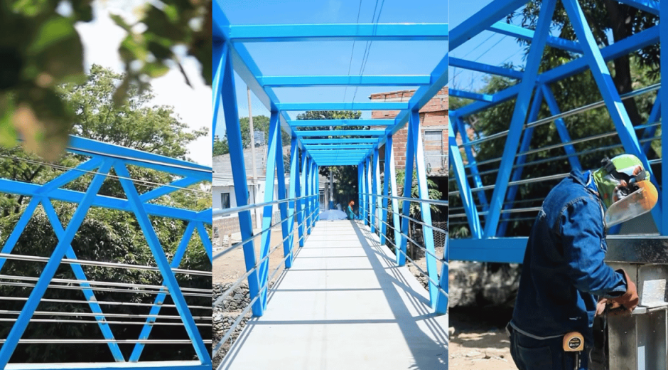 Cortesía Puente de Villa Leidy alcanza un 92% de avance