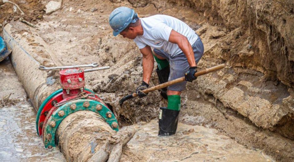 Cortesía Trabajos adelantados en la línea.