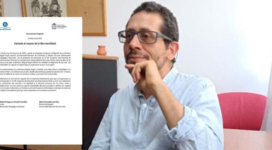 Cortesía Profesor capturado en Serbia.