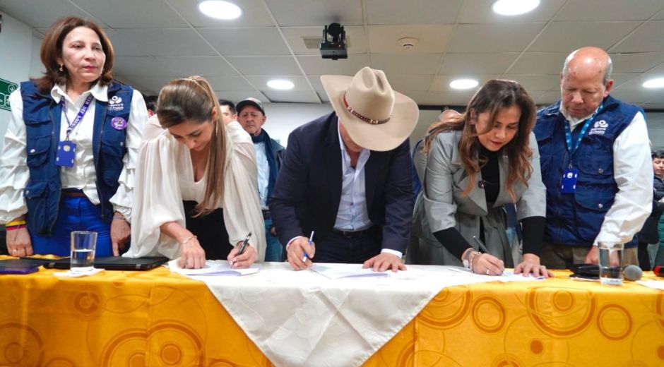 Cortesía Firma de acuerdo con el gremio arrocero.