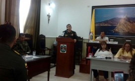 Coronel Sandra Vallejos.