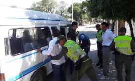 Operativos de seguridad desarrollados este sábado en Santa Marta.