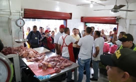 Prensa Alcaldía La Alcaldía y la Policía están verificando los expendios de carne.
