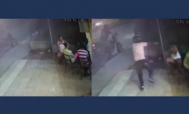 Zonacero.com El parrillero de una moto se bajó y disparó de forma indiscriminada.