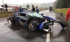 El accidente ocurrió en la mañana de este domingo en el kilómetro 73 del municipio de Villa Pinzón.