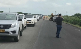 Ya cuenta con 8 kilómetros pavimentados.