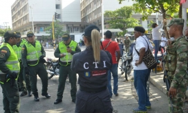 Operativos para reducir la inseguridad en Santa Marta.