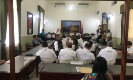 Seguimiento.co Aspecto de la Duma Departamental la mañana de este viernes.