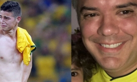 James Rodríguez e Iván Duque.