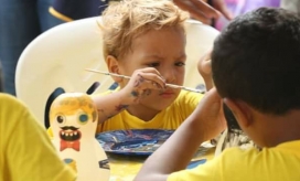 El evento "Los Niños Pintan su Mar" en sus anteriores ediciones.