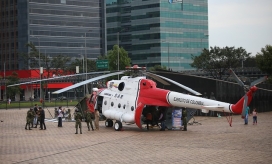 Colprensa El helicóptero de la operación 'Jaque'.
