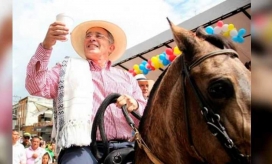 El expresidente colombiano Álvaro Uribe.