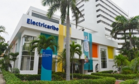 Fachada de Electricaribe en Barranquilla.