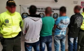 A los cuatro capturados les dictaron medida de aseguramiento.