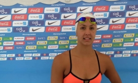 Isabela Arcila Hurtado, nadadora colombiana. 