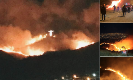 RCN CALI. Comenzó a las 5 de la tarde y duró más de 8 horas. Lugar está bajo supervisión de las autoridades.