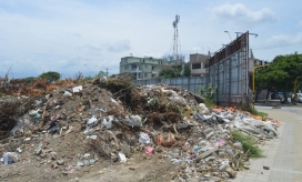 La limpieza del lote del rumbódromo, la hizo la empresa Essmar.