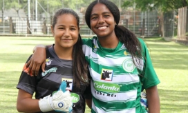 Valeria Candanoza y Yuliana Moreno.