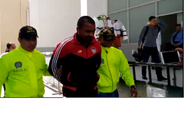 Uno de los capturados.