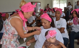 Actividad para prevenir el cáncer de seno en San Martín