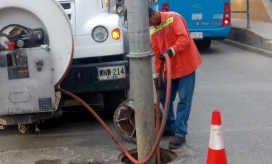 Mantenimiento preventivo en el sistema de alcantarillado de El Rodadero