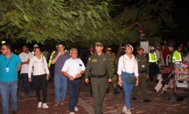 Alcaldía y Policía lideran la mega toma de seguridad en el Distrito.